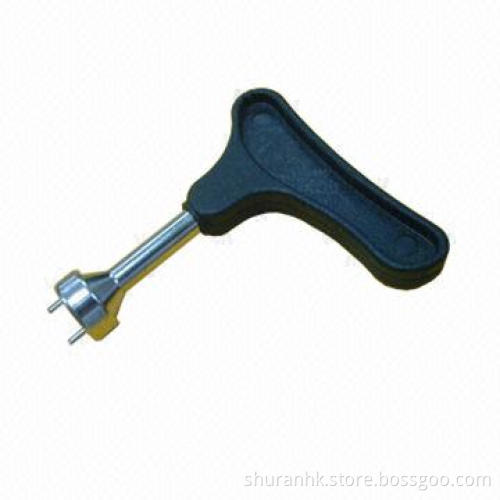 Golf spike wrench, quick-adjustable wrench